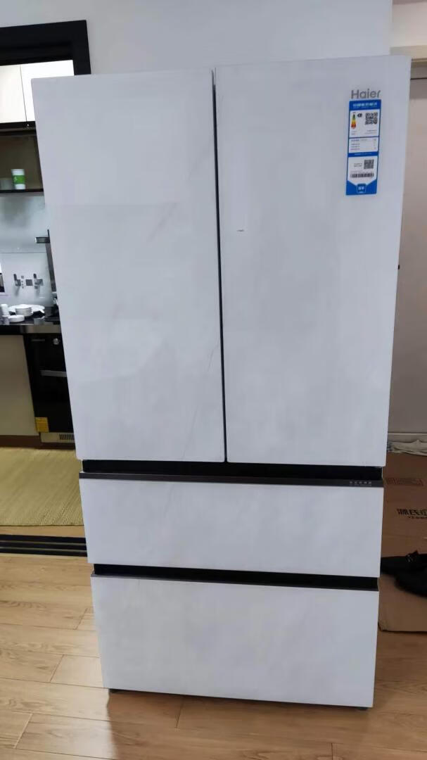 Haier冰箱 多门冰箱 500升家用大容量电冰箱 风冷无霜1级变频阻氧干湿分储零距离自由嵌入式智能冰箱晒单图