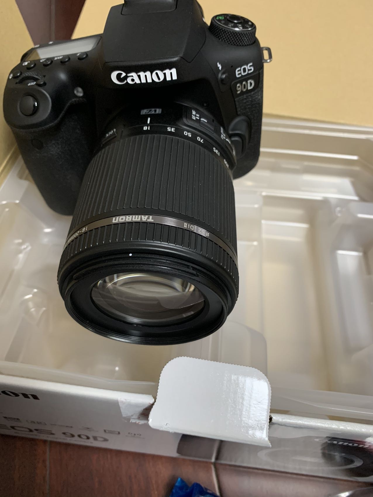 佳能(canon) eos 90d 中高端数码单反相机 腾龙18-200 vc防抖单镜头