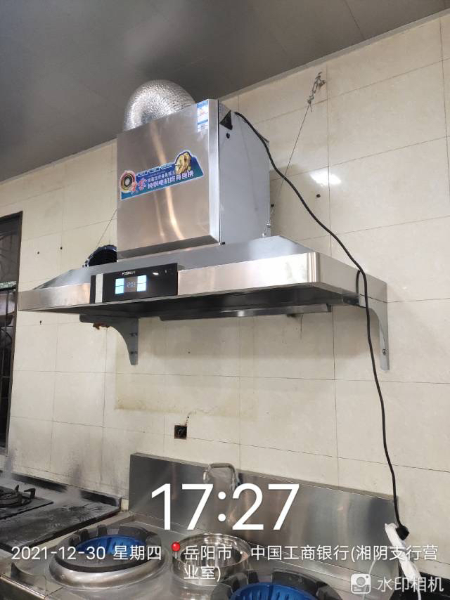 旺厨好太太 42m³新品油烟机商用大功率饭店食堂农村土灶柴火灶 大吸力大型不锈钢吸烟机排烟罩欧式顶吸免清洗 1.5米晒单图