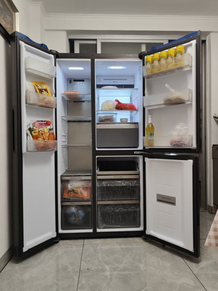 双开门超薄冰箱厚度500图片