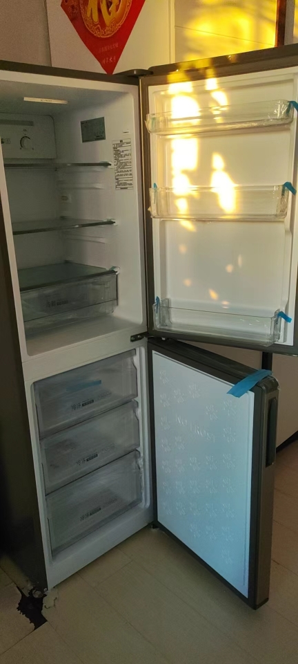 海尔(Haier)190升双门冰箱 风冷无霜 节能家用电冰箱 两门冰箱 家用小冰箱BCD-190WDPT晒单图