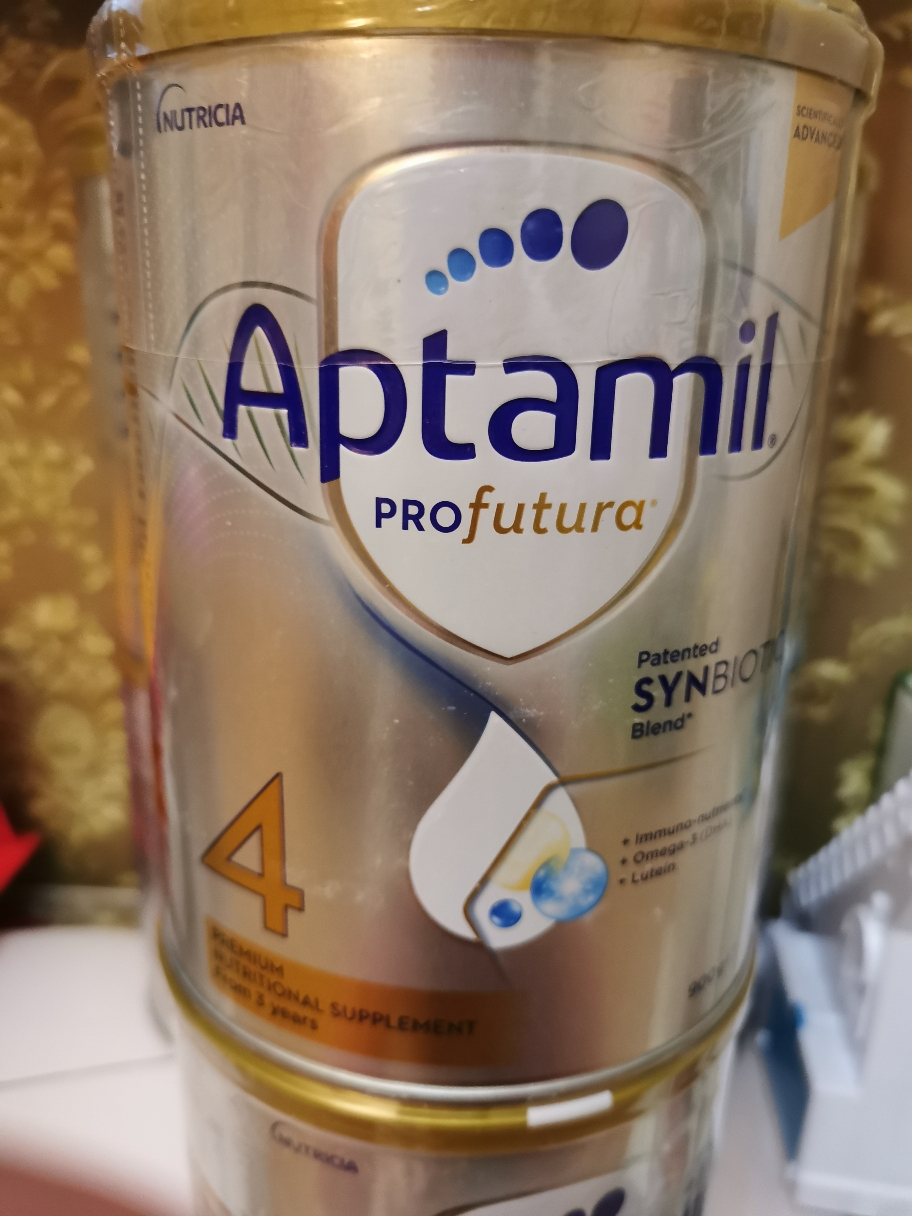 有效期到25年10月-6罐装 | Aptamil 澳洲爱他美 白金版 (土豪金)4段 婴幼儿配方奶粉(3岁以上)900g晒单图
