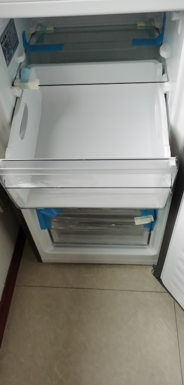 海尔(haier)102l冰柜家用小型抽屉式立式冷柜节能小冰箱迷你冷冻柜