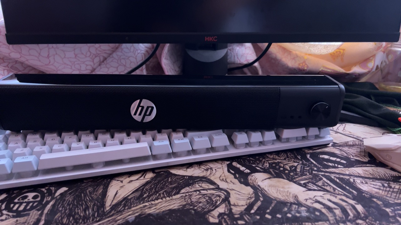 惠普(HP) WS10 pro 电脑音响台式家用桌面多媒体音箱低音炮USB长条游戏环绕立体声播放器笔记本音响晒单图