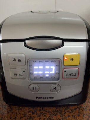 松下(Panasonic)家用电饭煲智能迷你煲小型多功能预约2L蒸煮电饭锅1-3人DX071-K晒单图