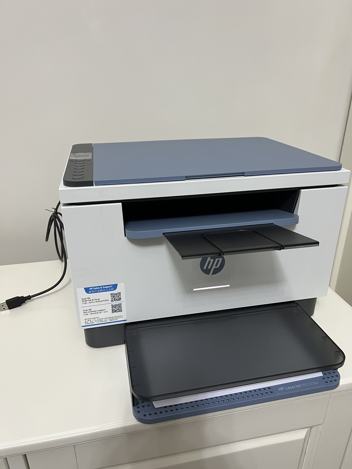 惠普(HP)M232dw 多功能双面激光一体机双频打印机(超低打印成本,小巧紧凑)晒单图