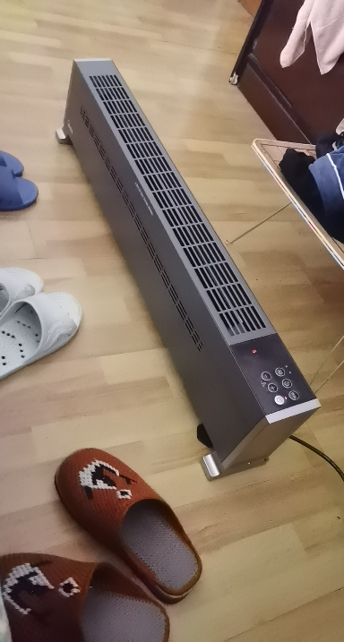 美的(midea)踢脚线取暖器ndy-smx电暖器大功率石墨烯加热高效节能暖风