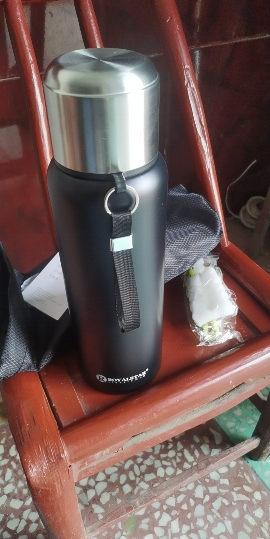 荣事达(royalstar)全钢保温杯316不锈钢男女茶水分离泡茶杯高效保温1.