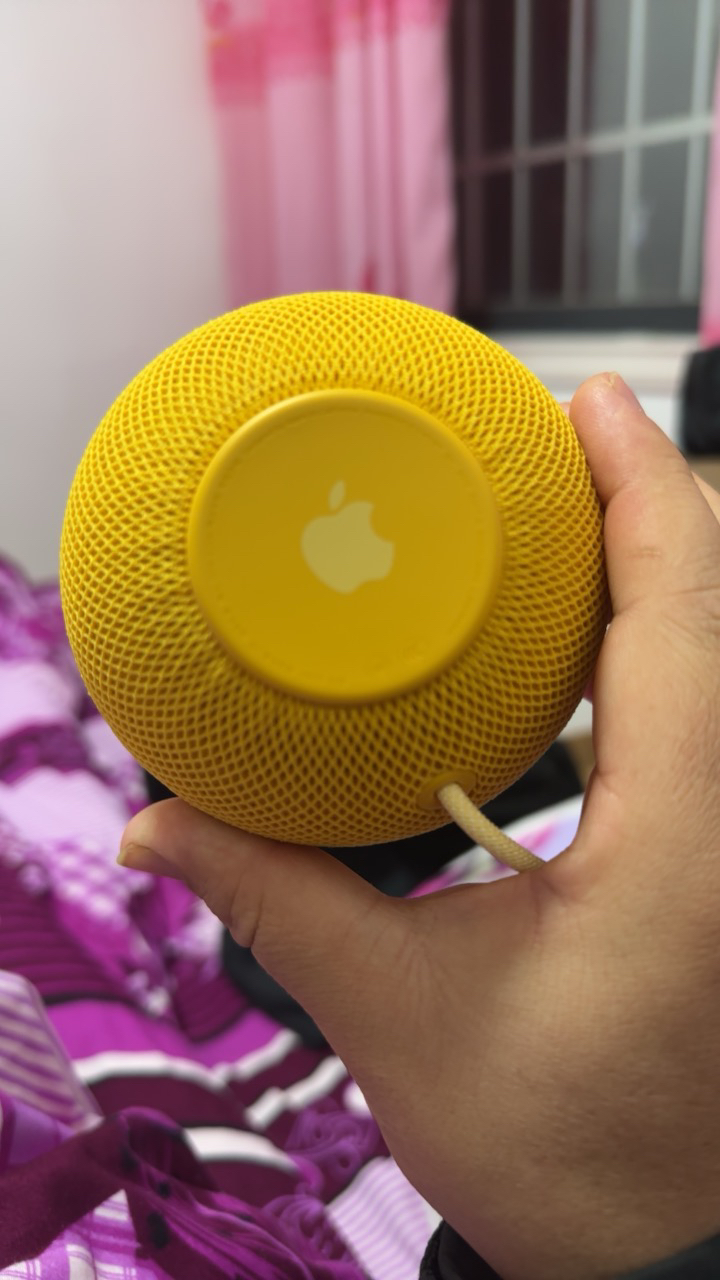 Apple HomePod mini 黄色 智能音响/音箱 无线蓝牙音响/音箱晒单图