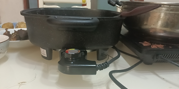 苏泊尔(SUPOR)电火锅 多功能电煮锅 火锅专用锅 分体式家用涮肉鸳鸯电热锅 7L多用途锅H3925FK872Y晒单图