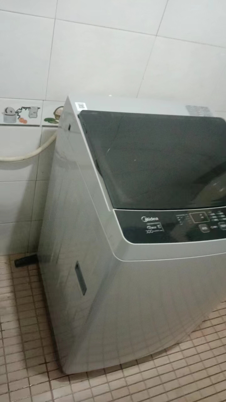 美的(Midea) 10KG公斤变频波轮洗衣机家用全自动洗脱一体 直驱变频 立体喷瀑水流智能免清洗 MB100ECODH晒单图