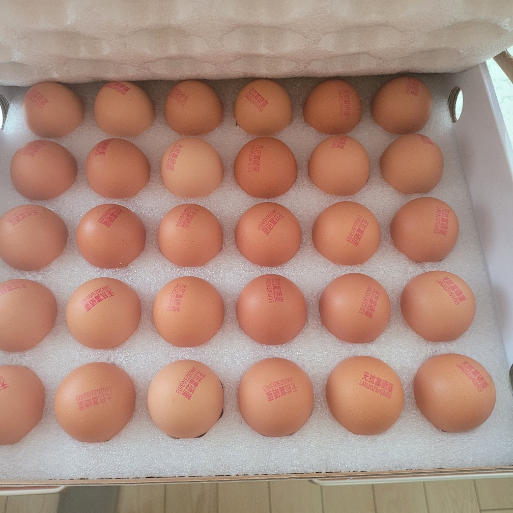 苏鲜生 [苏宁自有品牌]无抗富硒鸡蛋1.71千克(30枚)晒单图