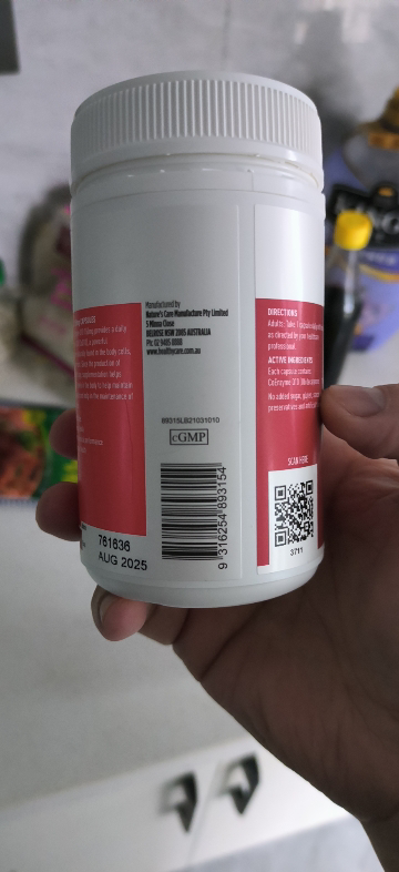 Healthy Care辅酶Q10胶囊100粒/瓶装 澳洲原装进口 香港/保税随机发晒单图