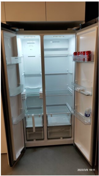 [超薄新品]西门子 502升 超薄对开门冰箱 家用嵌入式双开门电冰箱 风冷无霜 抑菌保鲜 KA95V2138C晒单图