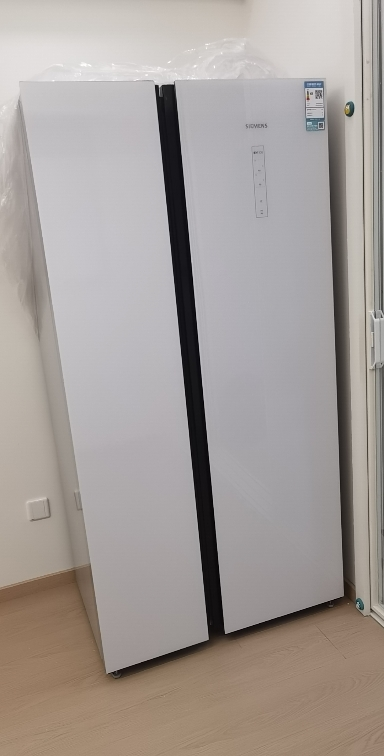 [超薄易嵌]西门子 500升 对开门冰箱 家用嵌入式双开门电冰箱 风冷无霜 玻璃面板 KX50NS20TI晒单图