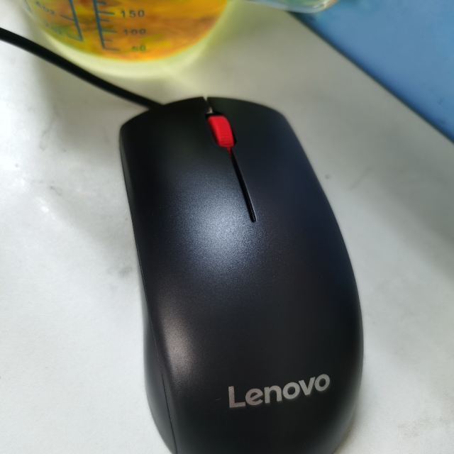 联想(Lenovo)办公鼠标大红点 M120Pro有线usb商务便携笔记本台式电脑一体机家用 人体工程学高清大图|实物图