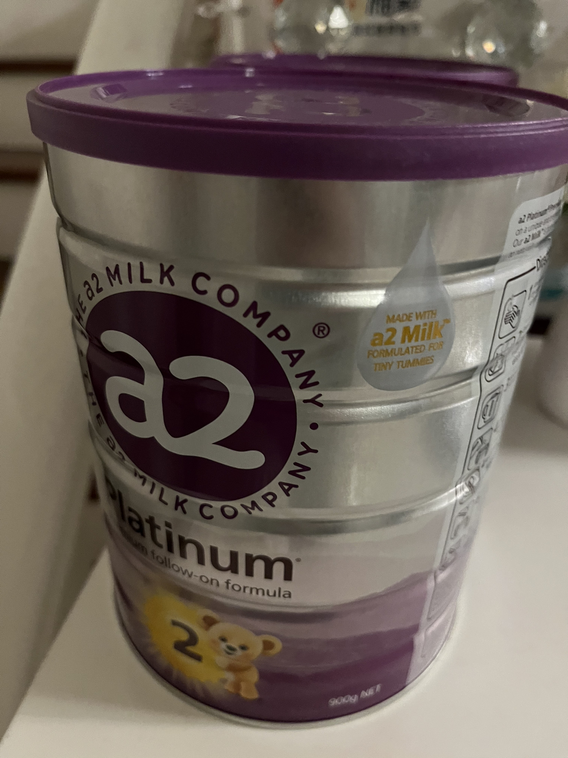 有效期到25年3月-澳洲a2 白金版 幼儿配方奶粉2段(6-12个月)900g/罐 新西兰原装进口晒单图