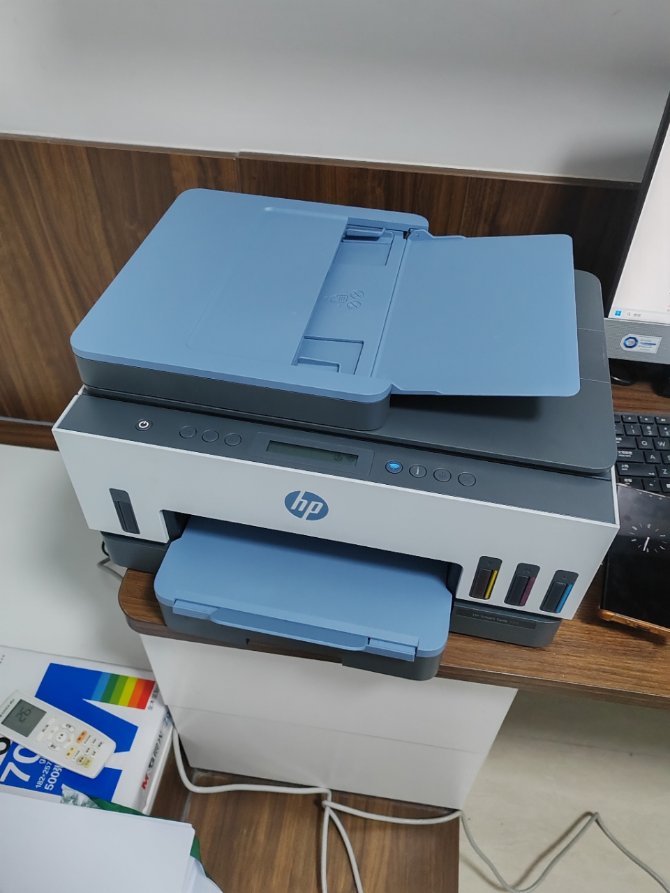 HP/惠普 打印机 Tank755 A4彩色喷墨复印扫描一体机 加墨 双面打印 无线家用办公 惠普755打印机 家用办公 学生照片打印机 手机打印机晒单图
