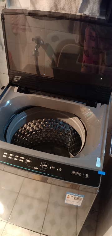 小天鹅(LittleSwan)8公斤变频 波轮洗衣机全自动 直驱变频 免清洗健康除螨洗 TB80V23DB晒单图