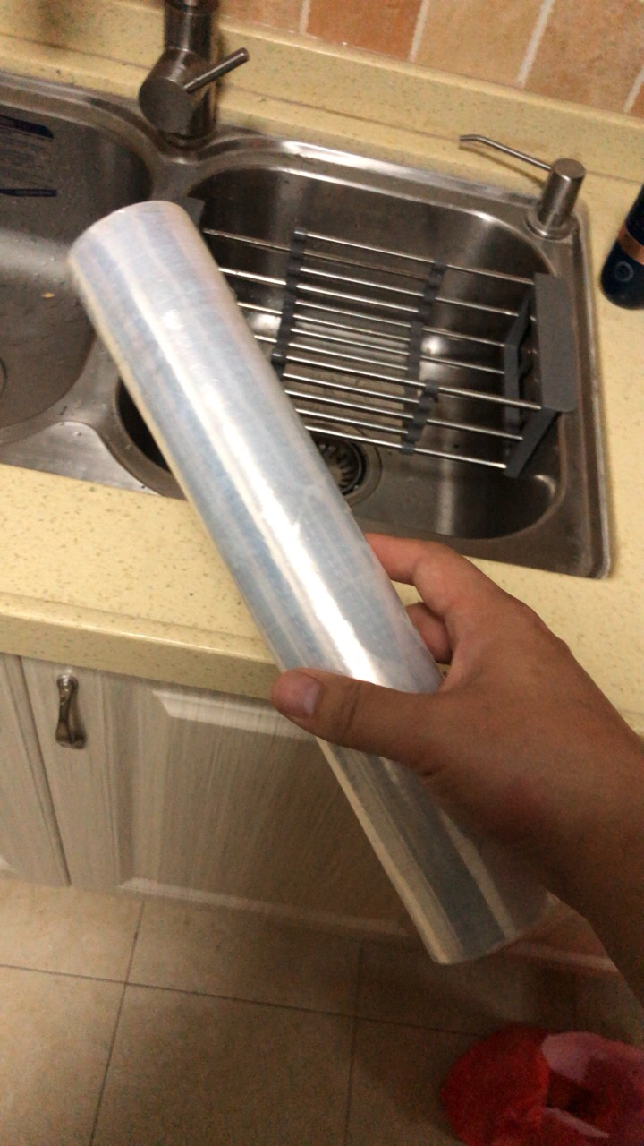 洁成一次性手撕点断PE保鲜膜30cm*120M 好撕不浪费约撕400次晒单图