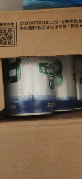 青岛崂山啤酒LAOSHAN BEER 8度 清爽黄啤 330ml*24听 整箱 国产官方自营(ZJ)晒单图