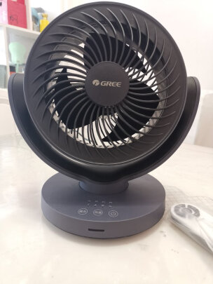 格力(GREE)空气循环扇家用台式轻音摇头对流换气扇定时遥控循环扇电扇FXT-1506Bg3晒单图