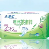 ABC卫生巾超长甜睡夜用棉柔茶树精华卫生巾420mm*3片*6包晒单图