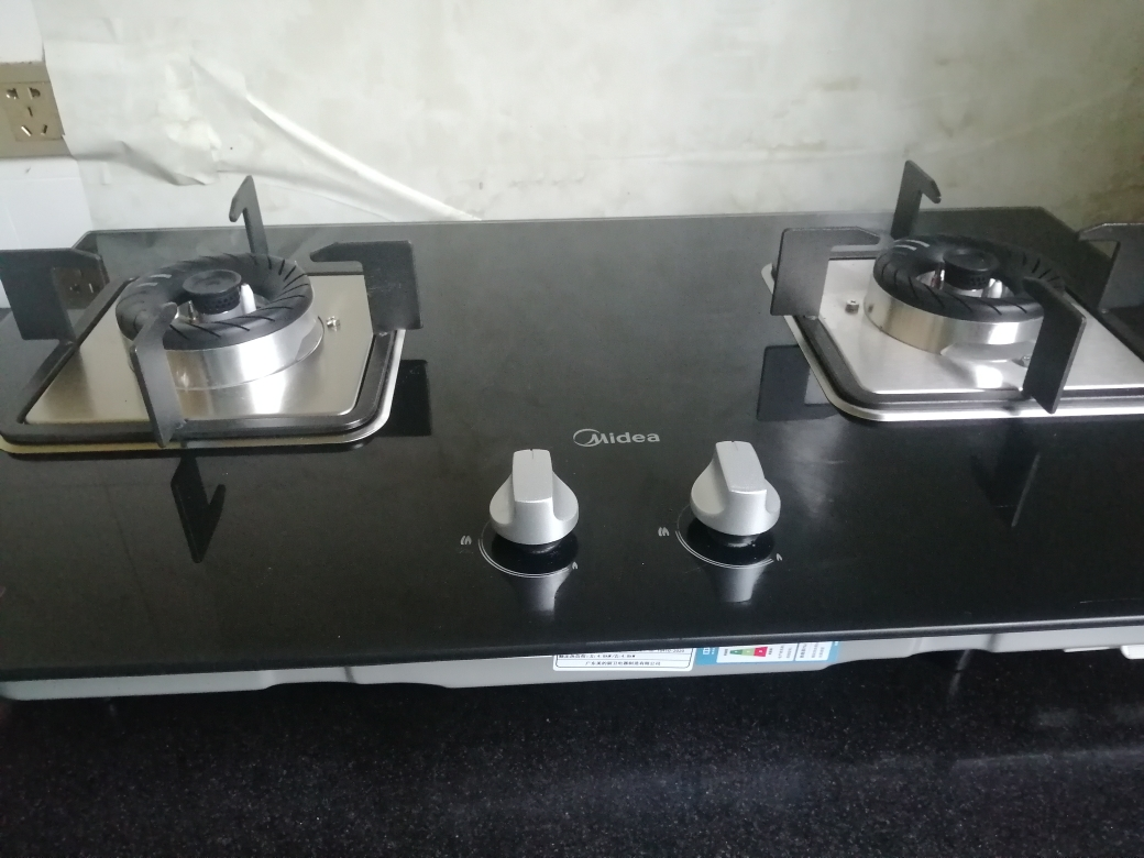 美的(Midea)台式嵌入式燃气灶双灶大火力灶具家用4.8kw猛火灶灶台双眼炉具煤气灶台嵌两用Q217B 天然气晒单图