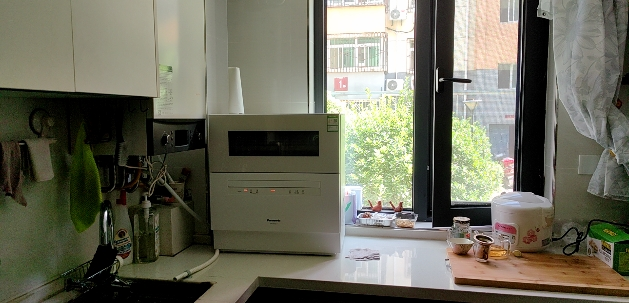 松下(Panasonic)5套家用全自动智能台式洗碗机免安装高温除菌独立烘干一体台面刷碗机NP-TF6WK1Y晒单图