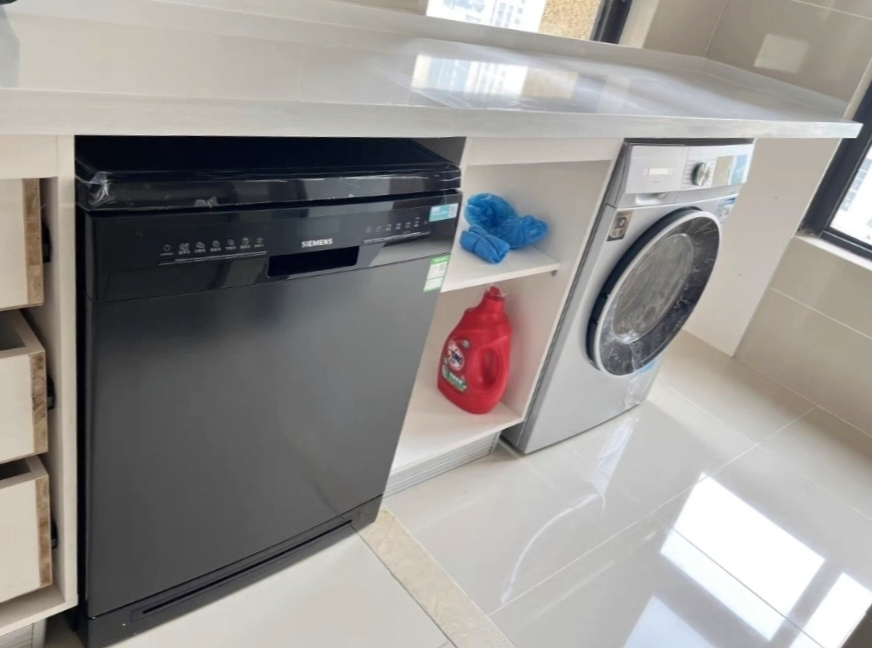 西门子(SIEMENS)家用12套嵌入式洗碗机 SJ53HS00KC(门板需另购)晒单图