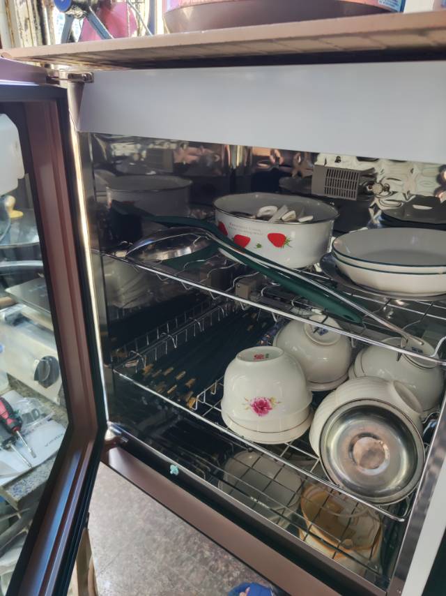 康佳(KONKA)商用家用消毒柜消毒碗柜 厨房立式消毒柜家用臭氧杀菌红外线烘干二星级大容量160L双门ZTP328k26晒单图