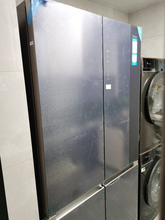 海尔(Haier)超薄零嵌600升十字对开门冰箱 零距离嵌入 全空间保鲜 双干湿分储 BCD-600WSGKU1晒单图