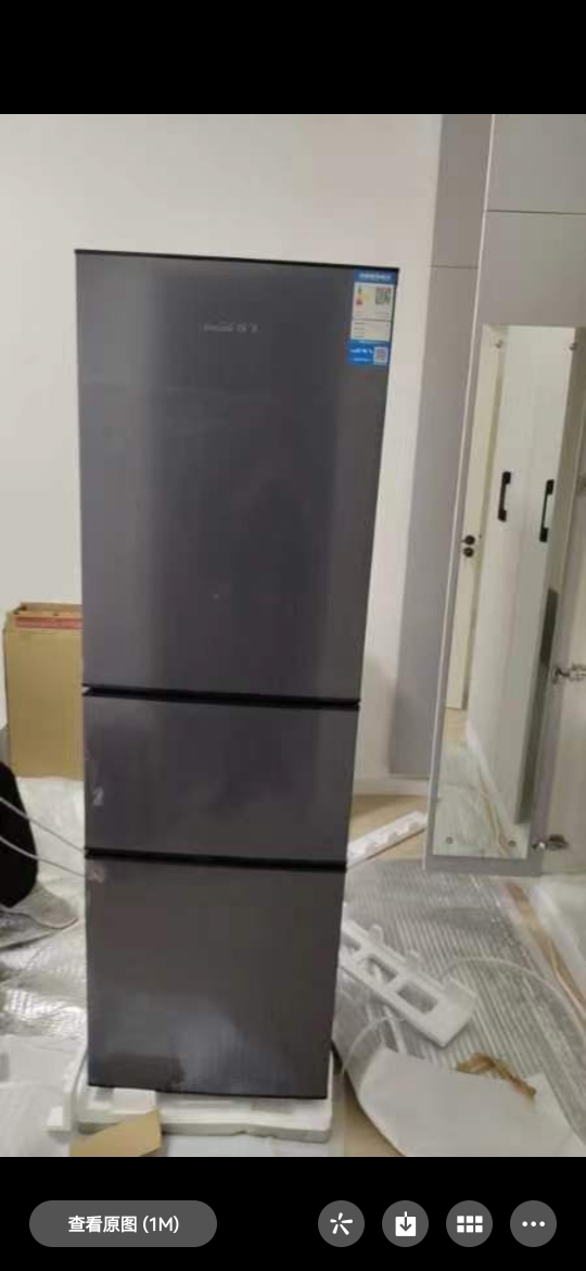 新飞(FRESTEC) 210升三门三温冰箱家用节能冷藏冷冻小型三开门电冰箱BCD-210KT晒单图