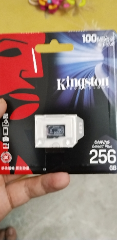 金士顿(Kingston)256GB A1 V30 U3 switch内存卡 (MicroSD)TF存储卡 100M/S晒单图