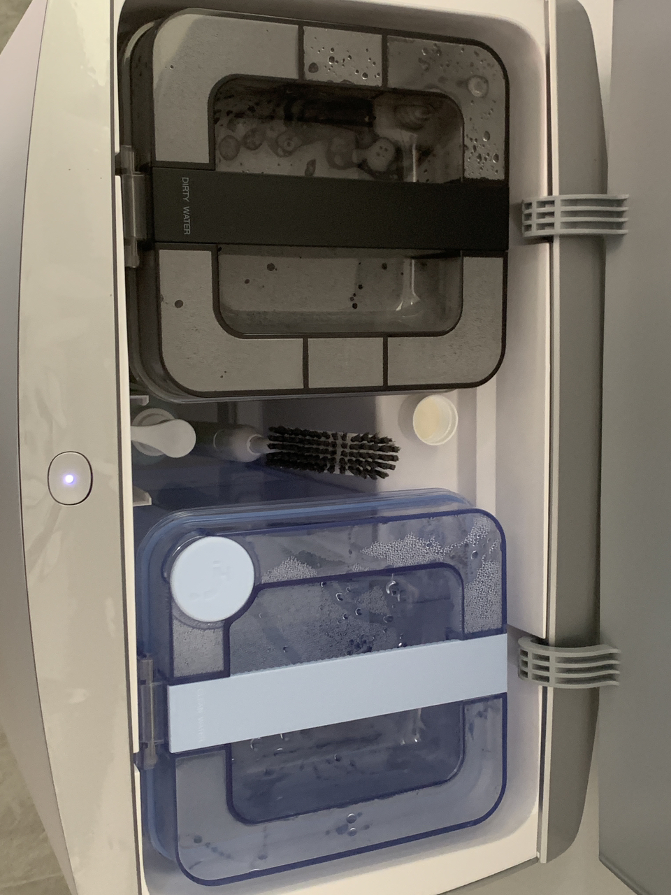 科沃斯T20S PRO扫拖机器人 全自动洗烘集尘一体机 热水洗抹布晒单图