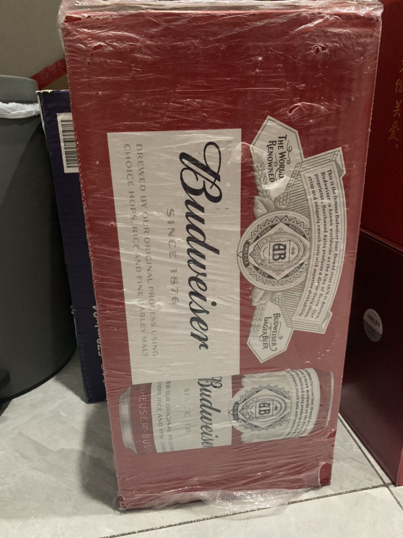 百威(Budweiser)啤酒经典醇正450ml*18听整箱晒单图