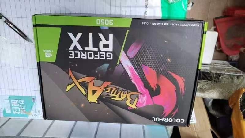 七彩虹Colorful RTX3050 8G战斧 单显卡 GDDR6台式电脑主机吃鸡设计游戏显卡晒单图