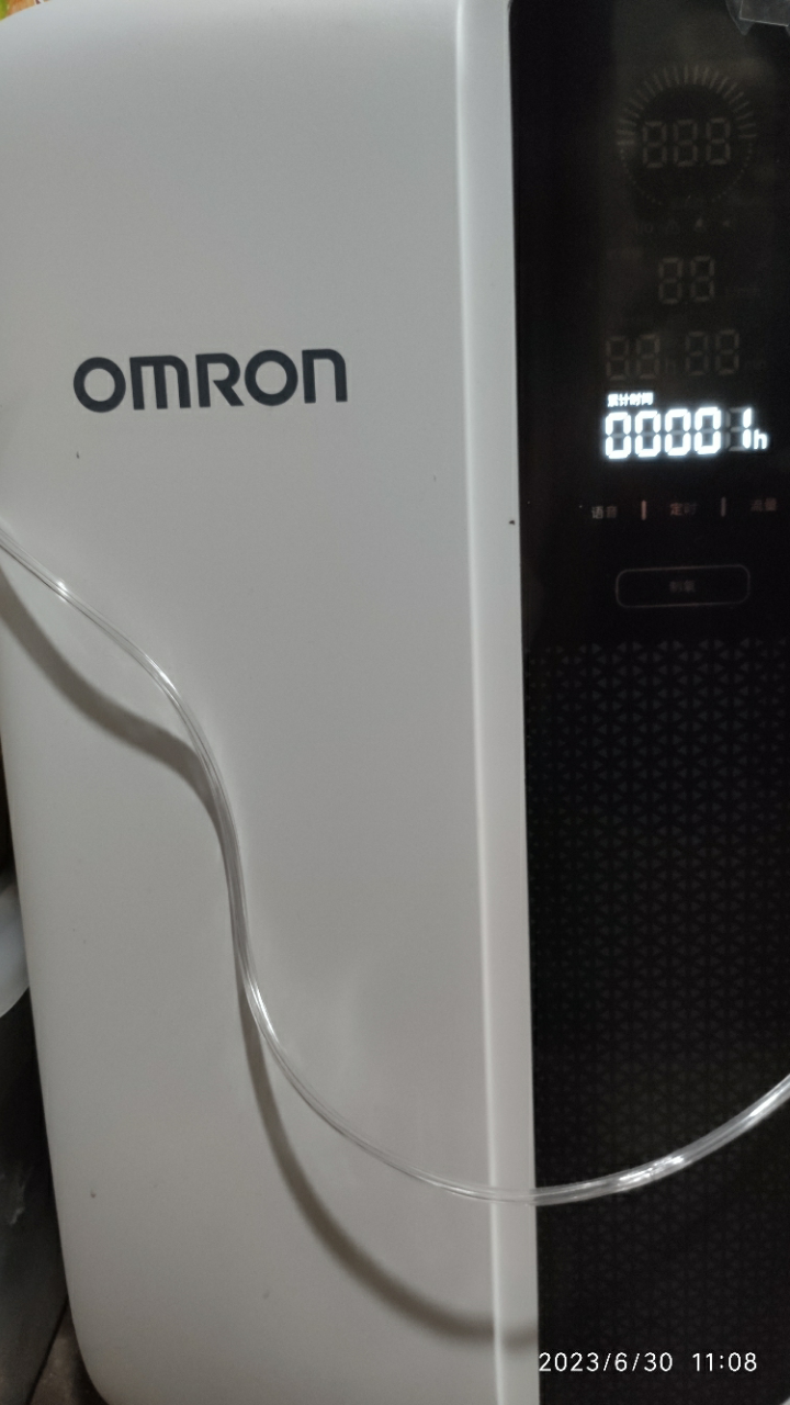 [新品]欧姆龙(OMRON)医用5L制氧机Y-511W家用氧气机老人肺气肿雾化吸氧机晒单图