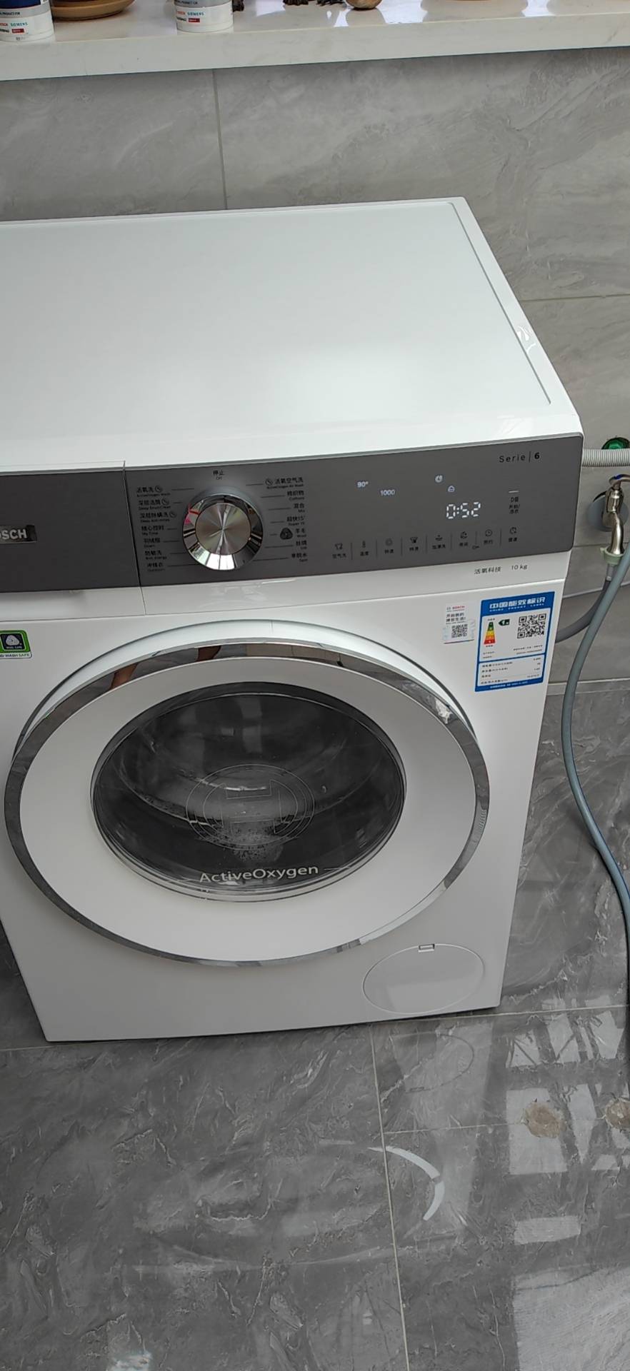 博世(BOSCH)博世6系净漾系列洗衣机WGB254E00W晒单图