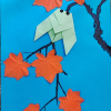 广博(GuangBo)a4深蓝色彩色复印纸80g打印纸彩纸DIY儿童手工折纸剪纸100张/包晒单图