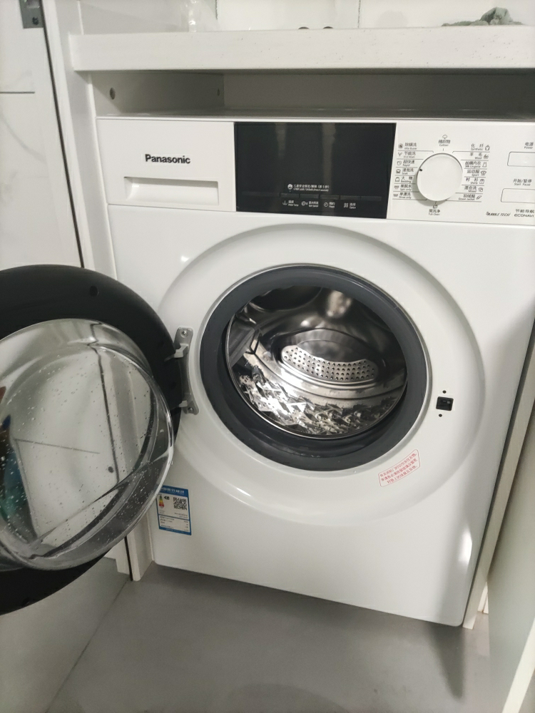 [咨询有惊喜]松下(Panasonic) 8公斤滚筒洗衣机全自动除螨洗泡沫净节能洗筒自洁 XQG80-N82WN晒单图