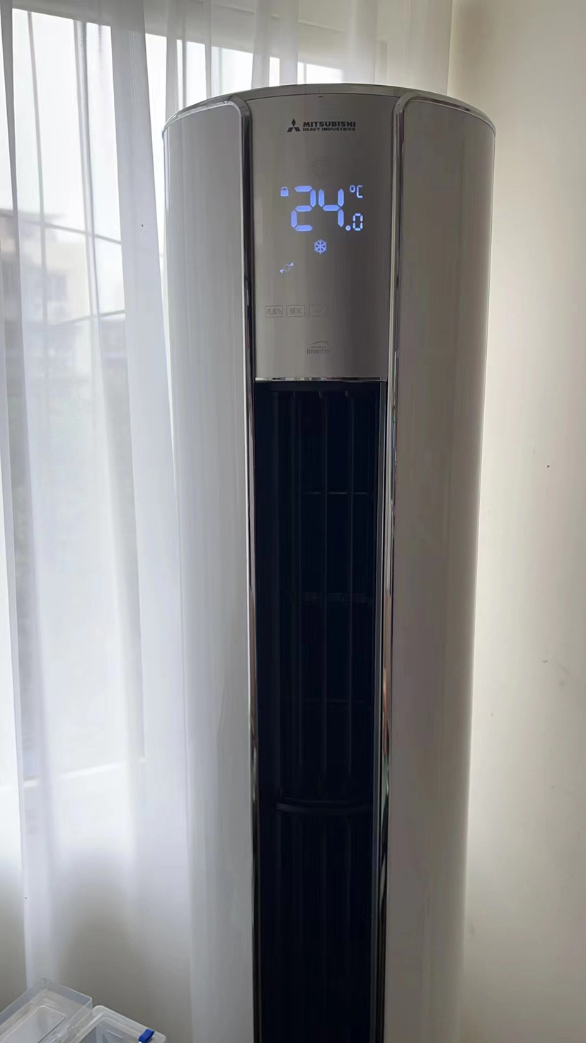 三菱重工空调 3匹变频 智能防霉风 溶菌除尘 冷暖柜机空调 新品圆柱 KFR-72LW/NGVDWBp晒单图