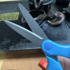 齐心EB806剪刀+美工刀套装 不锈钢安全省力剪刀 多功能二合一办公用品套装晒单图