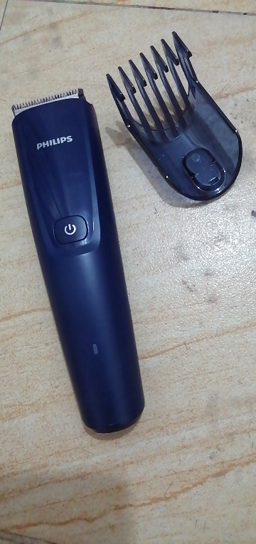 飞利浦(PHILIPS) 电动理发器 剃头电推子家用自助可水洗低噪音剪头发电推剪 HC3688/15藏蓝晒单图