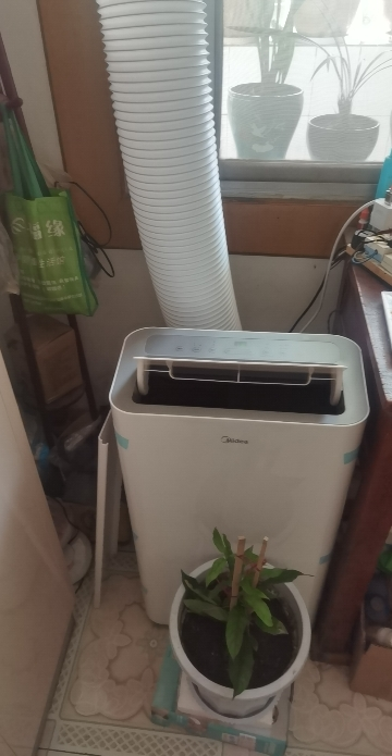 美的(Midea)移动空调大1匹单冷 一体机空调 家用厨房空调免安装免排水 KY-26/N1Y-PQ晒单图