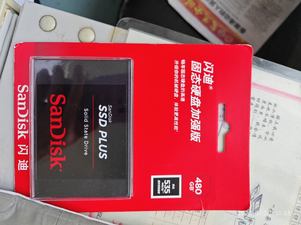 闪迪(SanDisk)480GB SSD固态硬盘 SATA3.0接口台式机笔记本DIY稳定兼容加强版-电脑升级优选晒单图