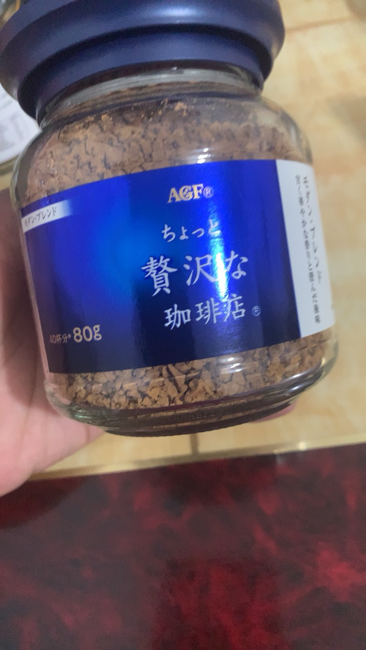 AGF速溶咖啡maxim马克西姆蓝白瓶冻干黑咖啡80g日本原装进口晒单图