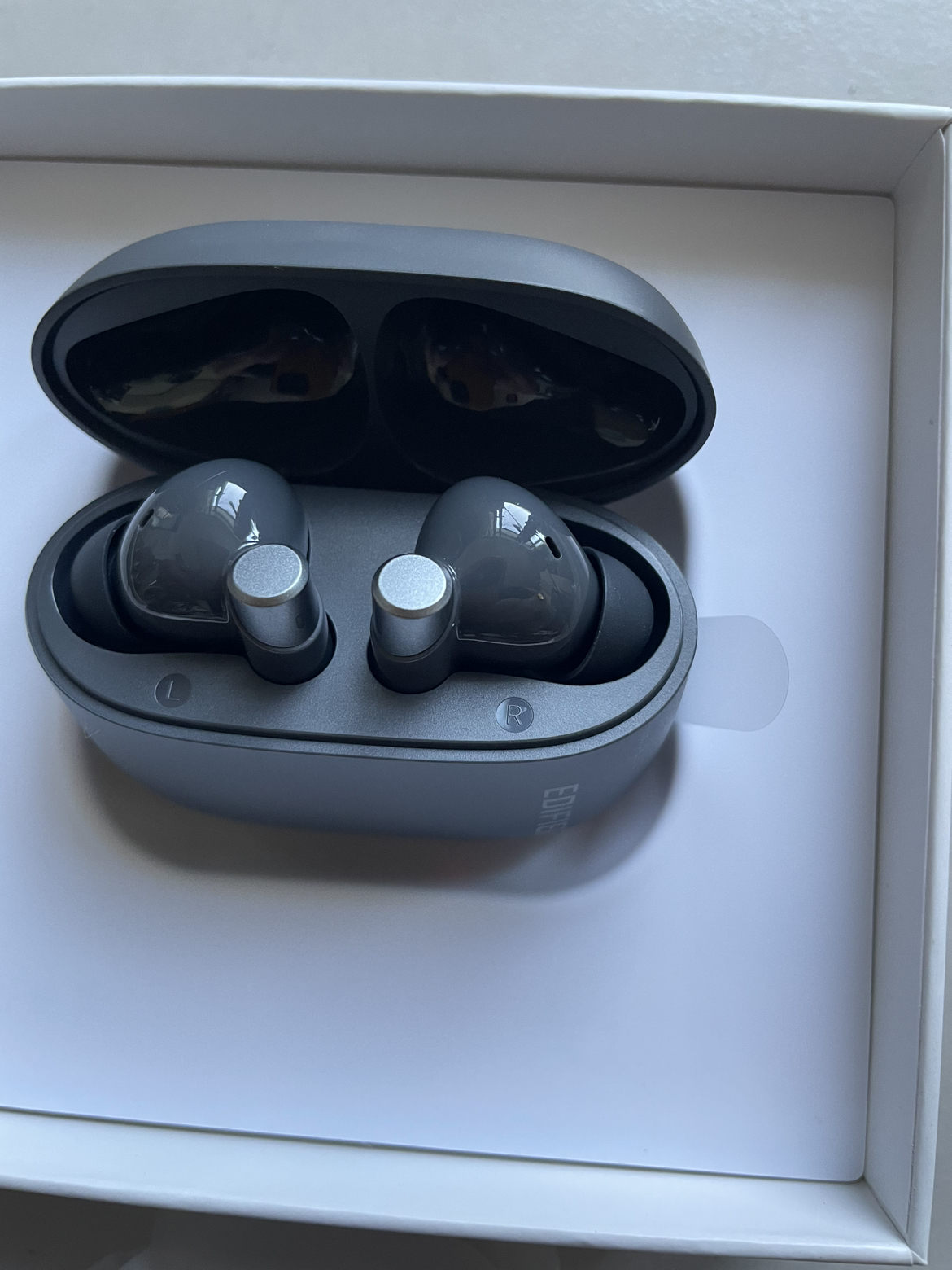 EDIFIER/漫步者Zero Pro真无线蓝牙耳机主动降噪游戏运动超长续航适用华为苹果花再2023新款 暮灰色晒单图