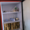 乐创饮料展示柜冷藏柜保鲜柜商用立式双开门柜冰柜大容量冰箱超市 单门风冷下机组 银色晒单图