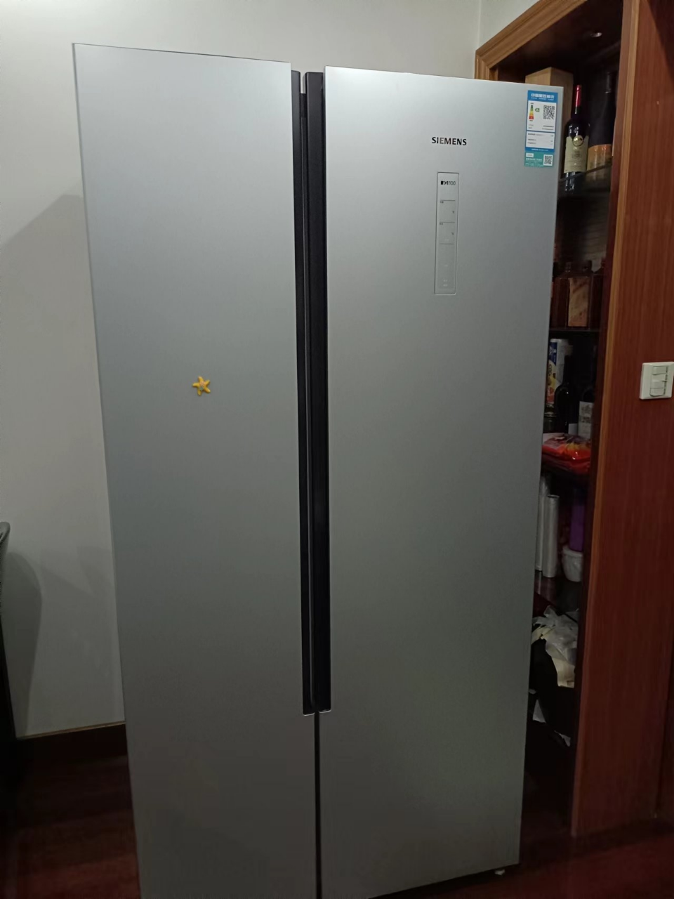 [超薄易嵌]西门子 502升 超薄对开门冰箱 家用嵌入式双开门电冰箱 风冷无霜 KX50NA43TI晒单图